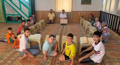 Çine'de öğrenciler yaz Kuran kurslarına devam ediyor