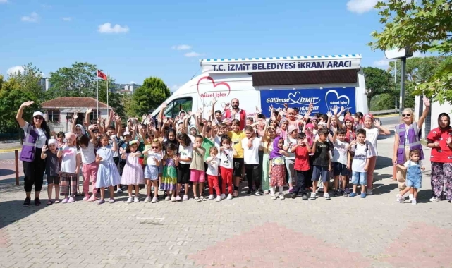 Çocuklar etkinliklerle eğleniyor
