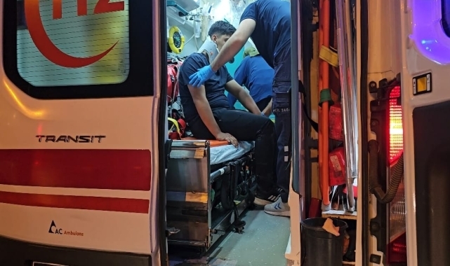 Çorum'da trafik kazasında motosiklet sürücüsü yaralandı
