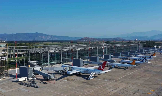 Dalaman Havalimanında 7 ayda 3 milyon yolcuya hizmet verildi