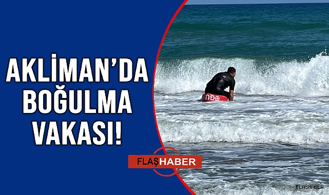 DENİZDE PANİK ANLARI!