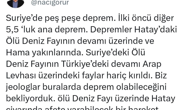 Deprem uzmanı Naci Görür'den "endişe etmeyin" açıklaması