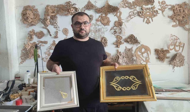 Depremzede esnafın sim sırmadan yaptığı ürünler ilgi görüyor