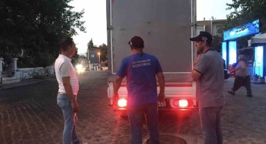 Didim'de su ürünleri nakil araçları denetlendi