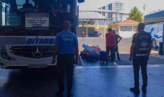Diyarbakır'da Zabıtadan otogarda kapsamlı denetim