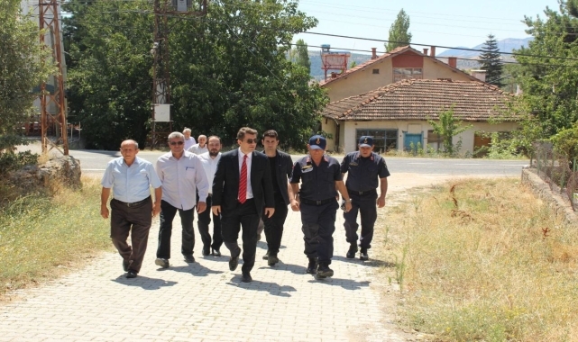 Dodurga Kaymakamı Vatansever'den köylere ziyaret
