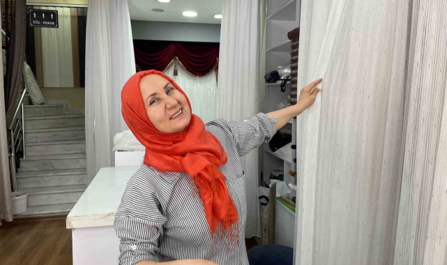 Düğün sezonuna rağmen esnafın perde satışları düşüşte