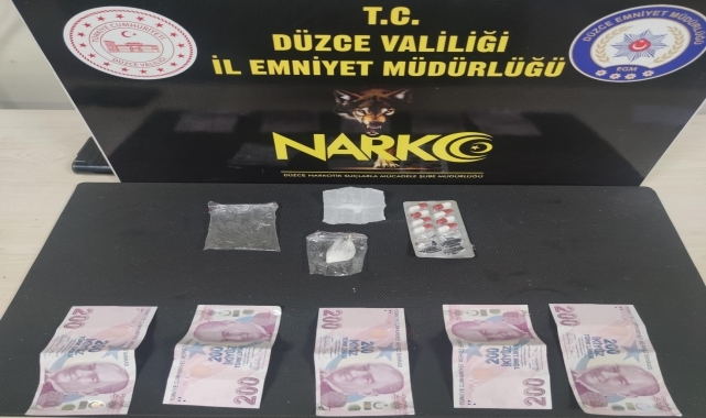 Düzce'de uyuşturucu operasyonunda gözaltına alınan zanlı tutuklandı