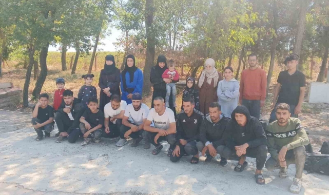 Edirne'de 28 düzensiz göçmen yakalandı