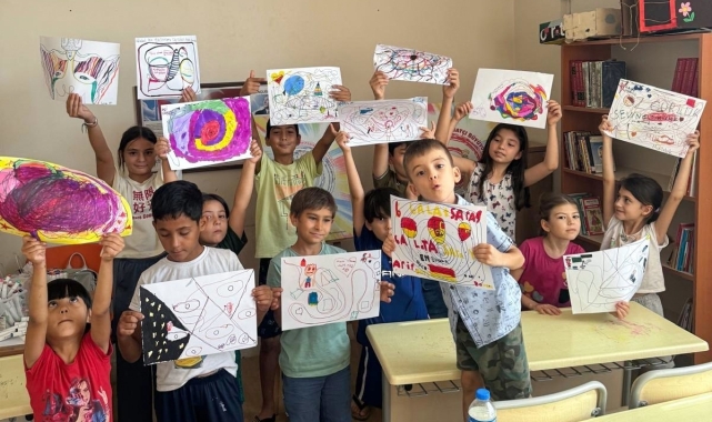 Efeler Belediyesi'nden çocuklara sanat atölyesi
