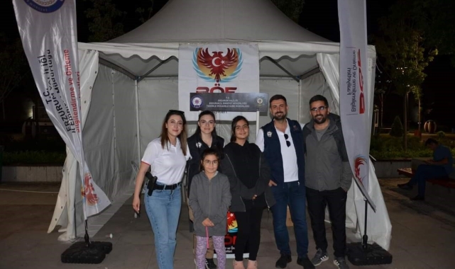 'El ele güvenli geleceğe' projesi kapsamında vatandaşlar bilgilendirildi