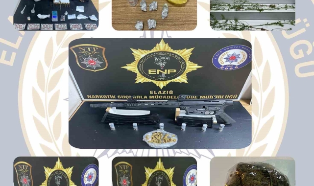 Elazığ'da uyuşturucu satıcılarına geçit yok