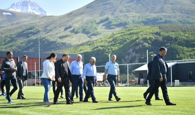 Erciyes Yüksek İrtifa Kamp Merkezi takımların akınına uğruyor