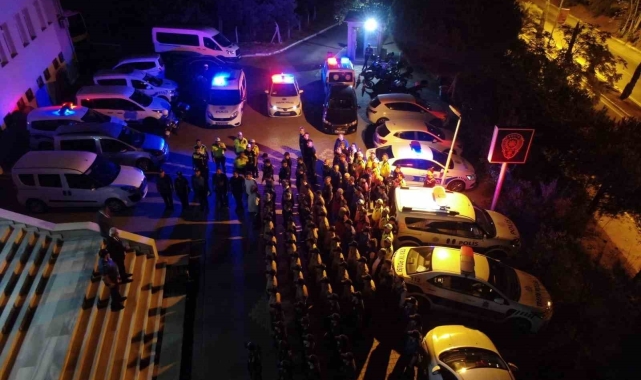 Erdek'te dron destekli huzur operasyonu
