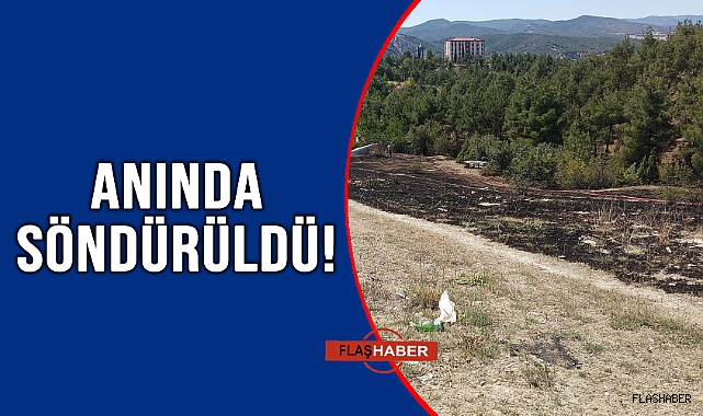 ERKEN MÜDAHALE OLASI BİR ORMAN YANGININI ÖNLEDİ!