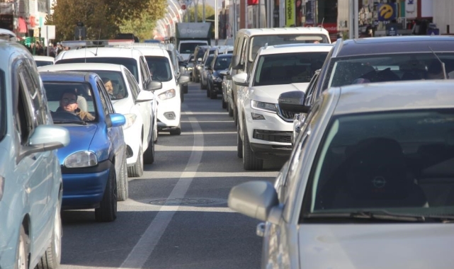 Erzincan'da araç sayısı 74 bin 542 oldu