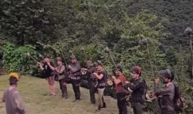 Fındık hasadındaki komando yemini sosyal medyada ilgi odağı oldu