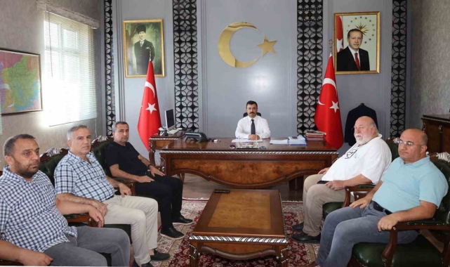 Gazeteciler Kaymakam Soysal ile bir araya geldi