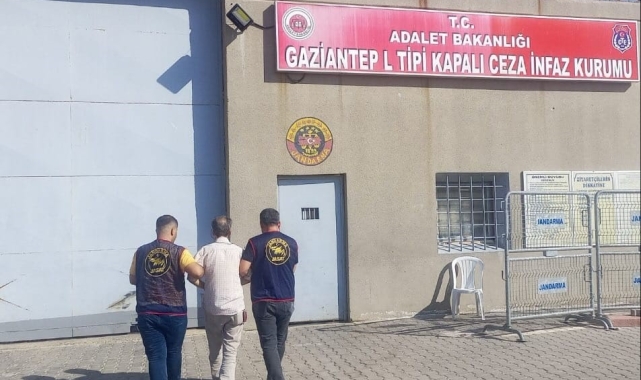 Gaziantep'te 12 yıl kesinleşmiş hapis cezası bulunan şüpheli yakalandı