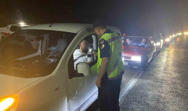 Gaziantep&#039;te 35 sürücüye 225 bin TL alkol cezası