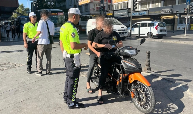 Gaziantep'te 93 motosiklet sürücüsüne 187 bin TL ceza