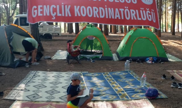 Gediz'de yaz Kur'an Kursu öğrencileri kampta buluştu
