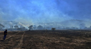 Gerede'de çıkan anız yangınları söndürüldü