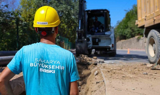 Geyve'nin 6 mahallesine 10 bin metrelik yeni içme suyu hattı