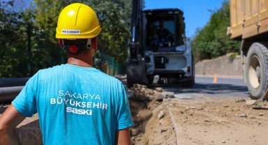 Geyve'nin 6 mahallesine 10 bin metrelik yeni içme suyu hattı