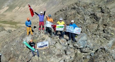 GİDOSK sporcuları Giresun'un zirvesine tırmandı