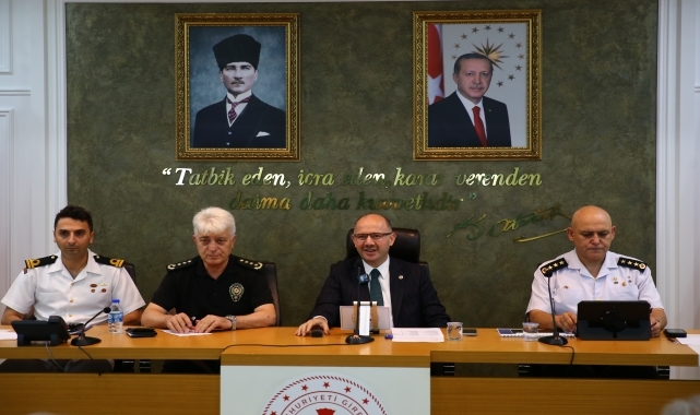 Giresun'da iki aylık güvenlik bilgilendirme toplantısı yapıldı