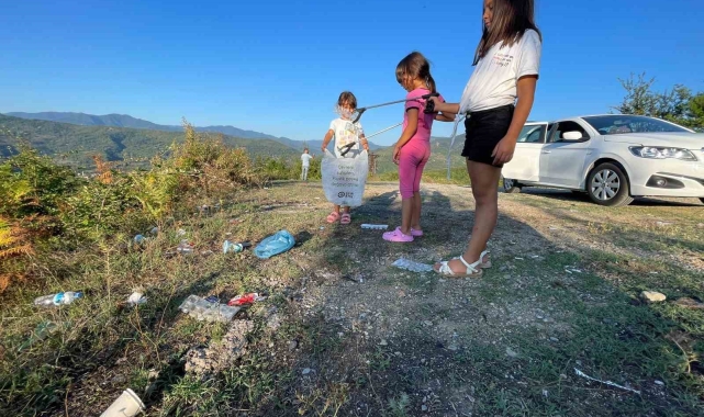 Gurbetçi ailenin çevre duyarlılığı takdir görüyor