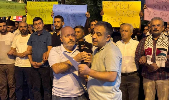 Haniye suikastı Adıyaman'da protesto edildi