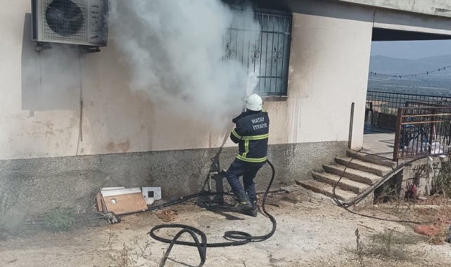 Hassa'da ev yangını