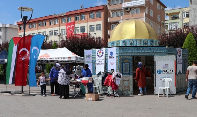 Havza'da Filistin yararına kermes düzenlendi