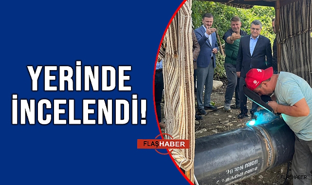 İÇME SUYU İSALE HATTI YENİLENİYOR!