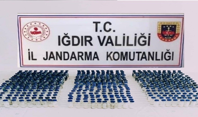 Iğdır İl Jandarma Komutanlığı'ndan kaçak botoks ilaçları operasyonu