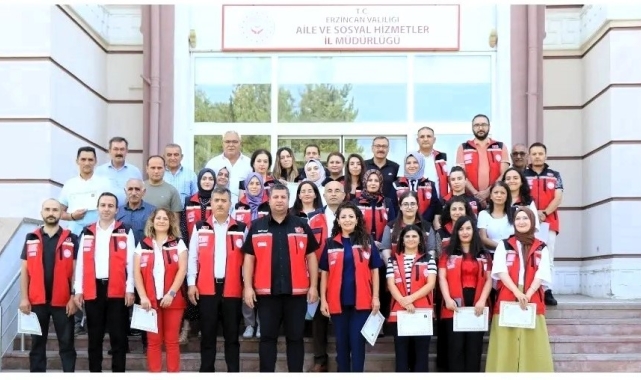 İliç maden sahasında yaraları saran personellere başarı belgesi verildi
