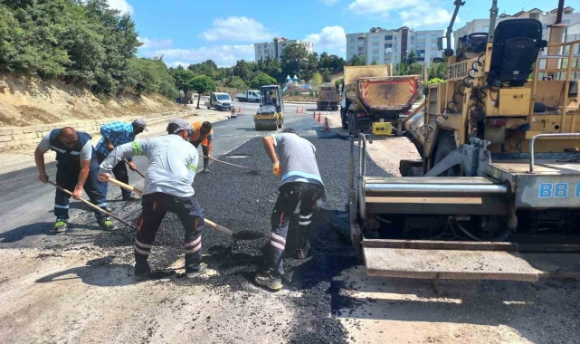İlimtepe Mahallesi'ne 930 ton asfalt