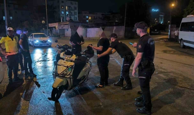 İskenderun emniyetinden huzur uygulaması