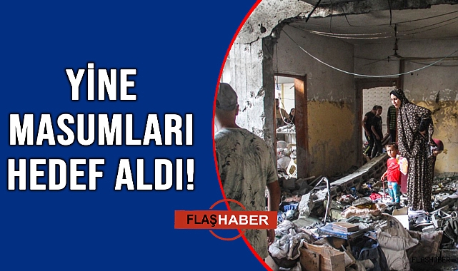 İSRAİL'DEN OKULA BOMBALI SALDIRI!