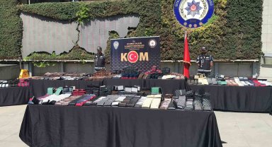 İstanbul'da kaçakçılık operasyonu: Dünyaca ünlü markalara ait 108 bin taklit ürün ele geçirildi