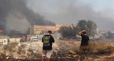 İzmir'de alevler iş yerlerine ve araçlara sıçradı