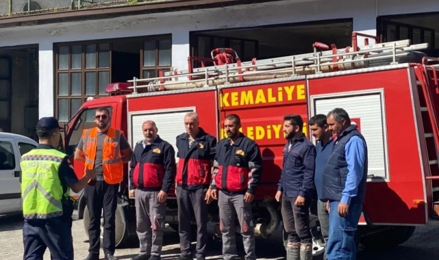 Jandarmadan itfaiye personeline eğitim