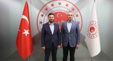 Kağıthane Belediye Başkanı Öztekin, İl Müdürü Batur'u ziyaret etti