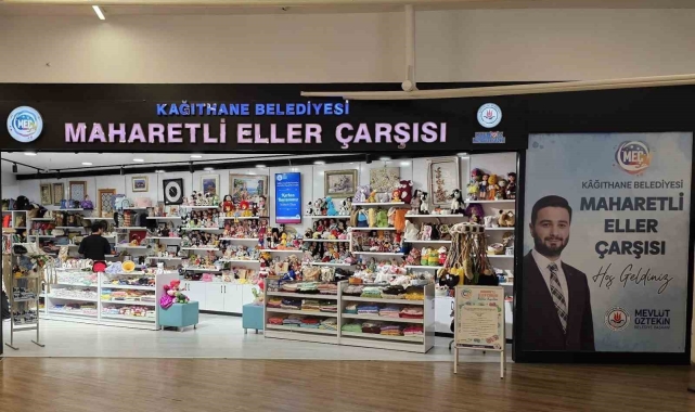 Kağıthane'de açılan 'Maharetli Eller Çarşısı'na yoğun ilgi