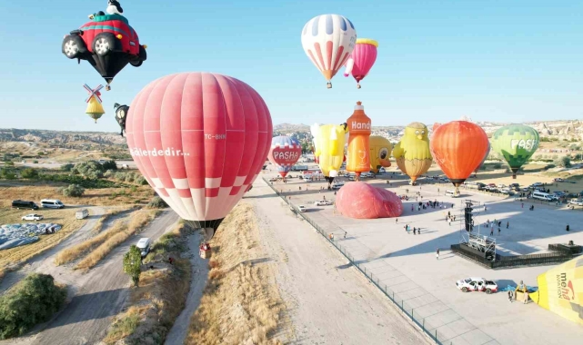 Kapadokya'da görsel şölen