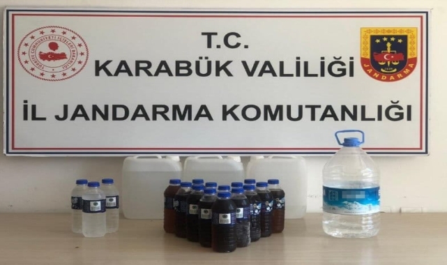 Karabük'te sahte içki operasyonunda 1 şüpheli yakalandı
