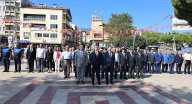 Karacasu'da Zafer Bayramı'nın 102. yıl dönümü törenle kutlandı