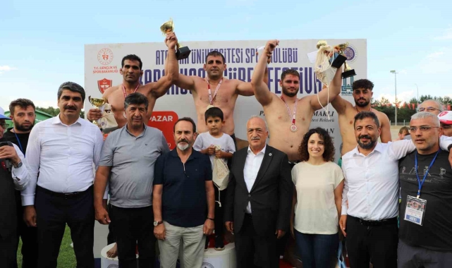 Karakucak güreş festivali, Atatürk Üniversitesi ev sahipliğinde yapıldı